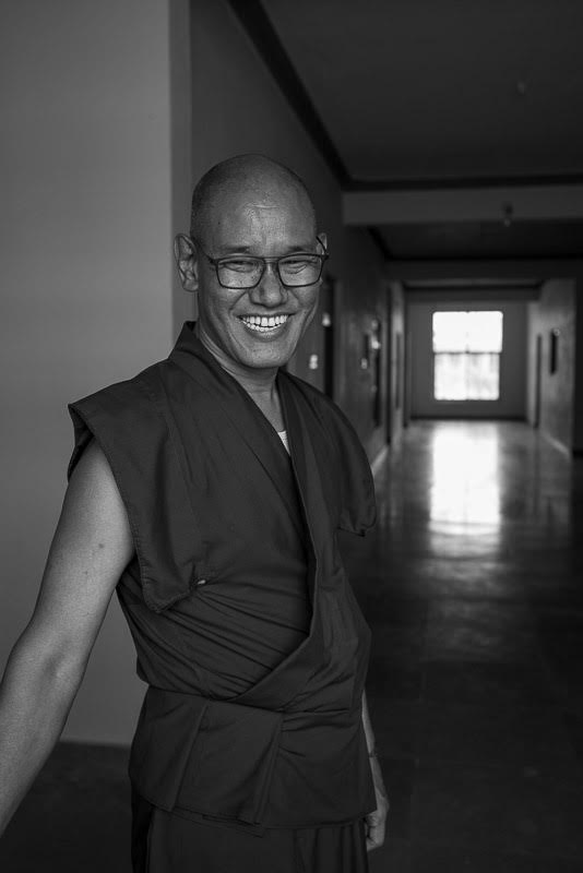 My friends Shartse Khensur Rinpoche in the Trithog Khang