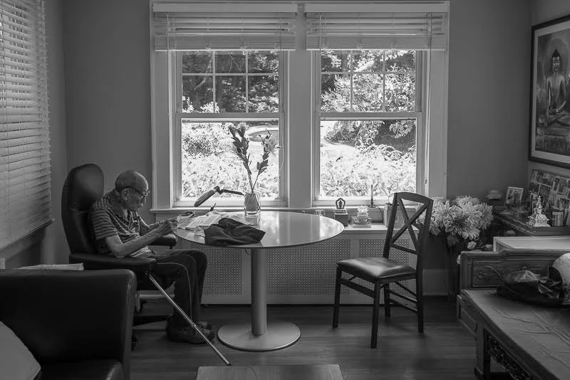 New Jersey, where Rinpoche says his prayers each day
