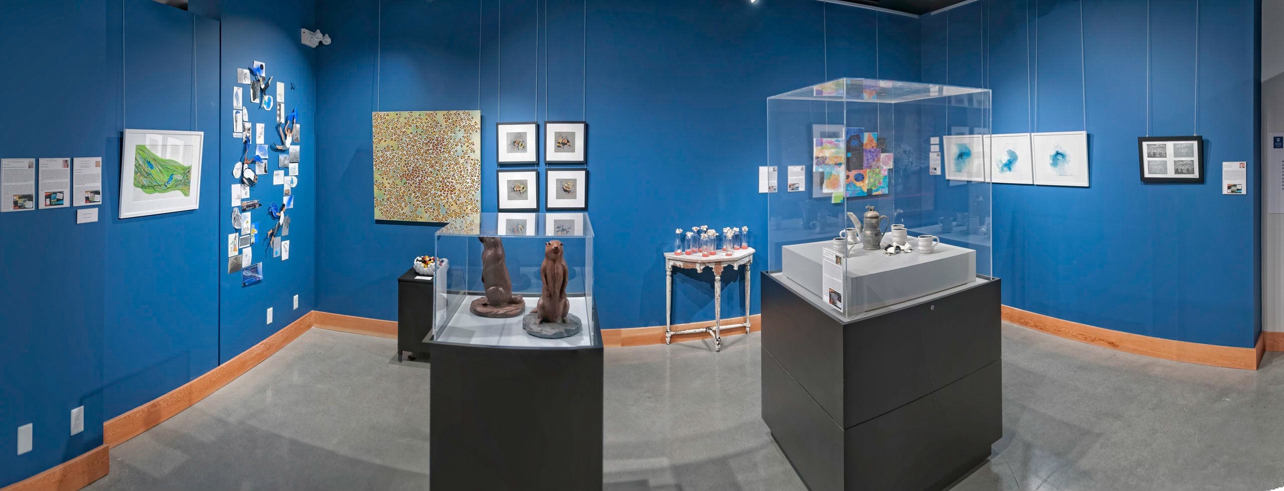 Panorama of the exhibition space