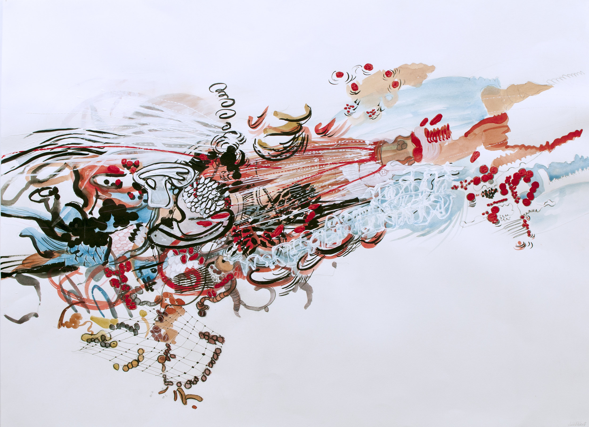 "Changeover" - Jill Ehlert © - Middle - 22" x 30" 