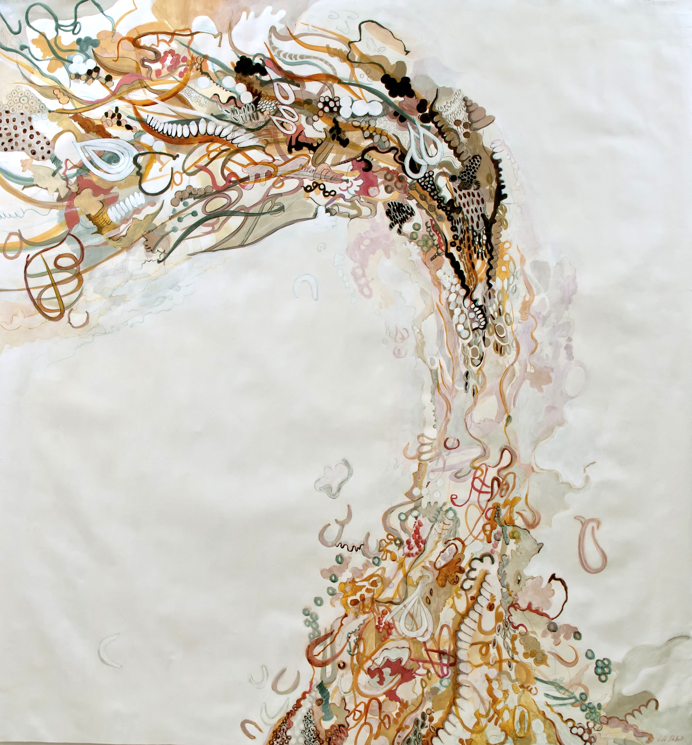"Flow" - JIll Ehlert © - 48" x 48"