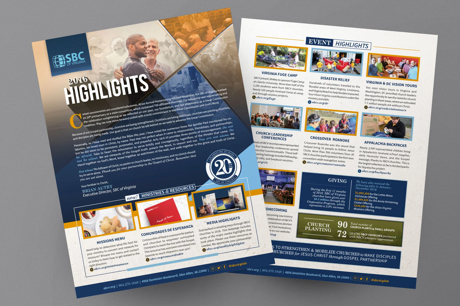 2016 Highlights Page