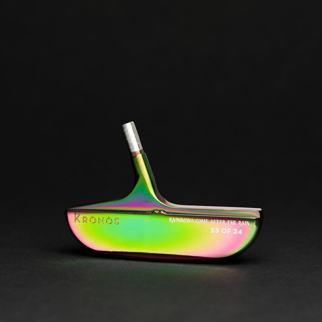 Anchor Putter in mirrored rainbow 🌈 finish 
We made a small batch of these that will be available on our website and some select shops.