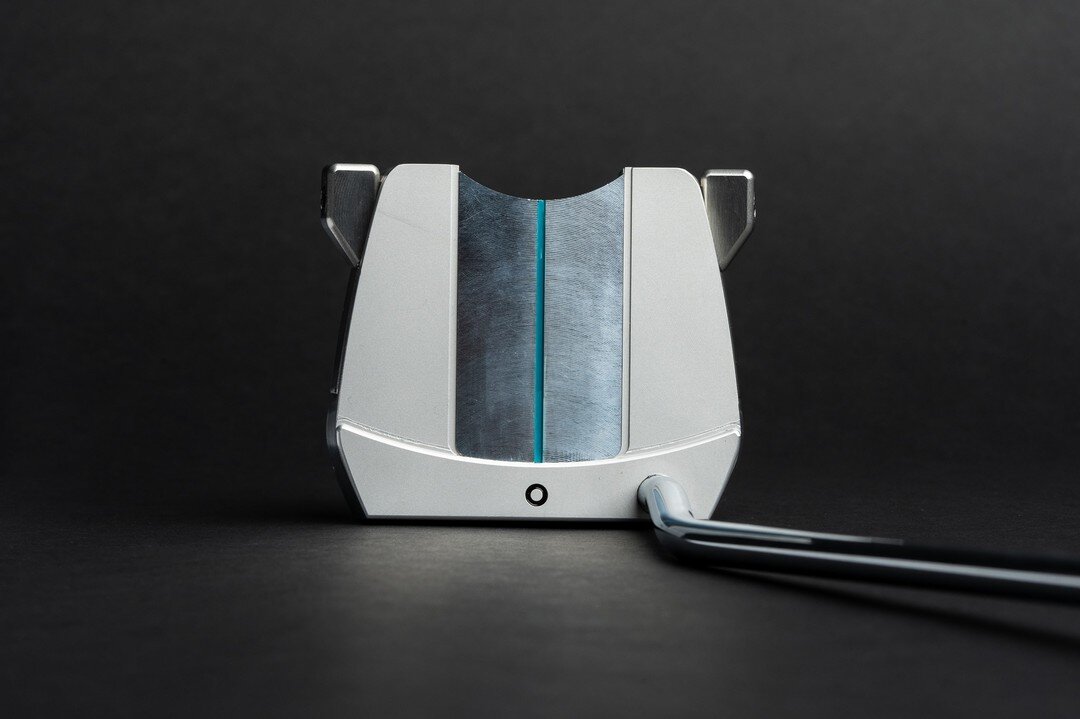 Kampe Konvertible Prototype
A look from the top. 
We are planning on making the body of the putter black and the top plate a customizable feature that will be available in various materials.