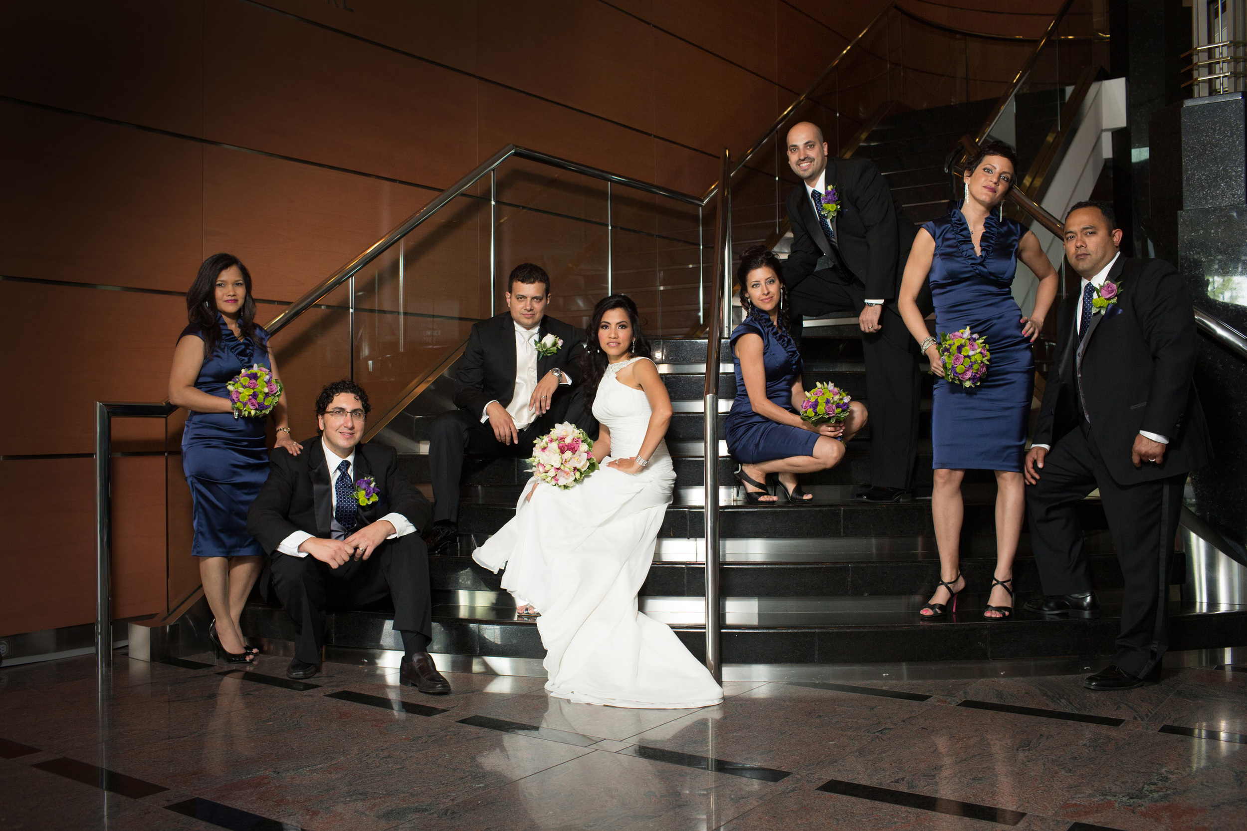 Wedding photography at the Hilton in Markham