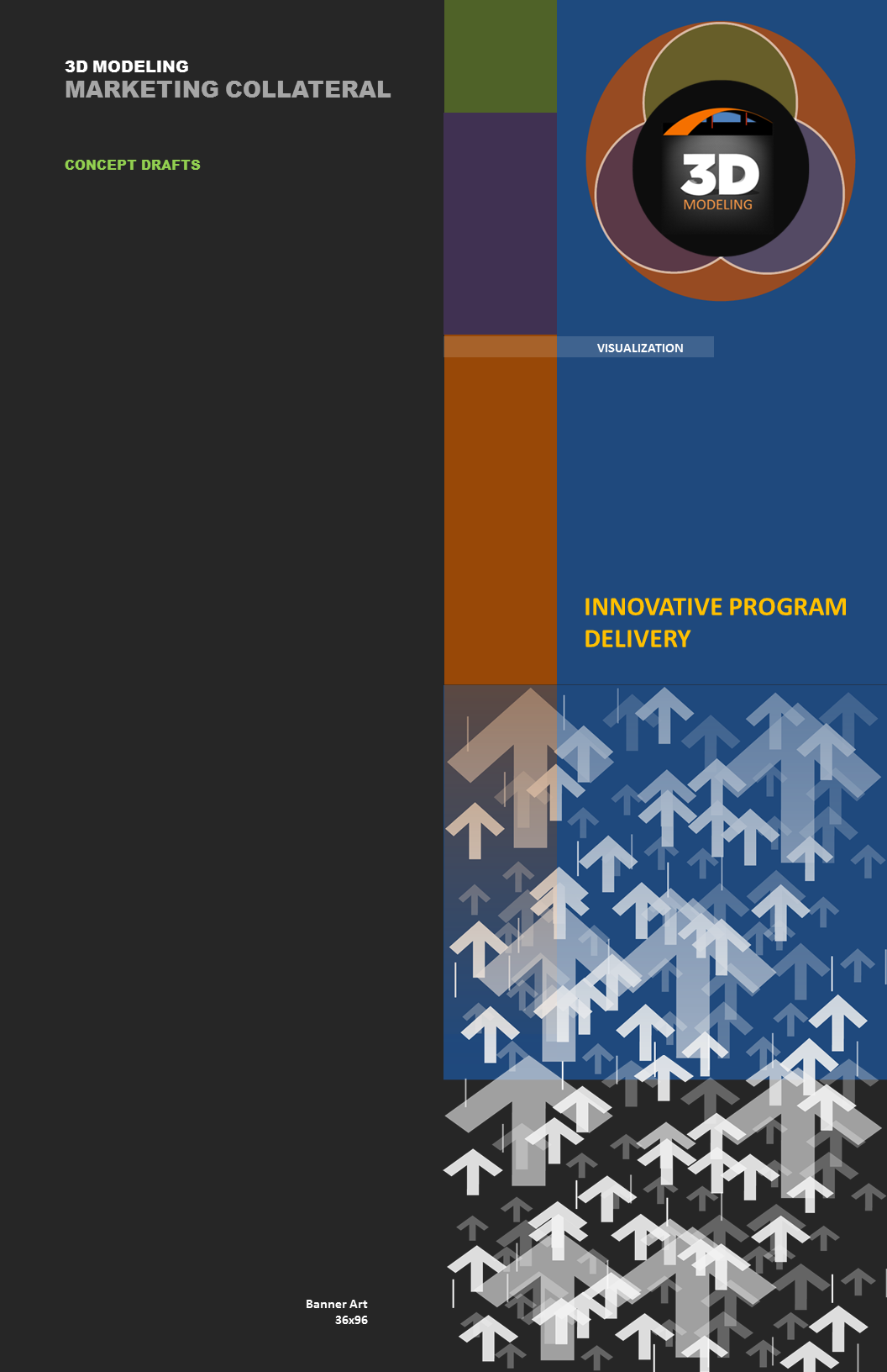 Everyday Counts Program - Banner Art, Concept Design Vertical Banner Art Client: US DOT