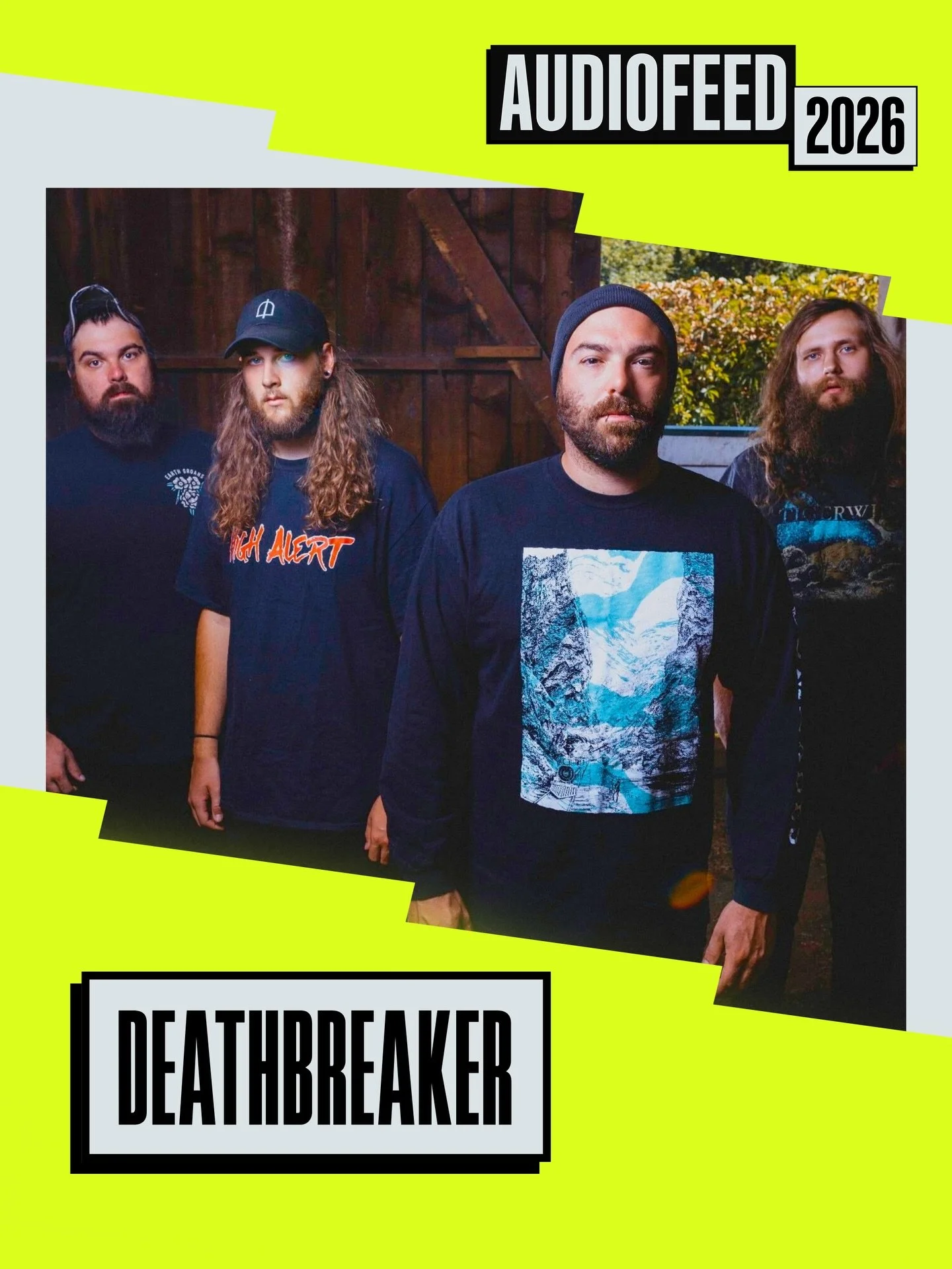 🔥Get hype!! We are so excited to have: Deathbreaker

Start stretching now! Grab your tickets 🎟️ at Audiofeedfestival.com or click the 🔗 in the bio. July is just around the corner!