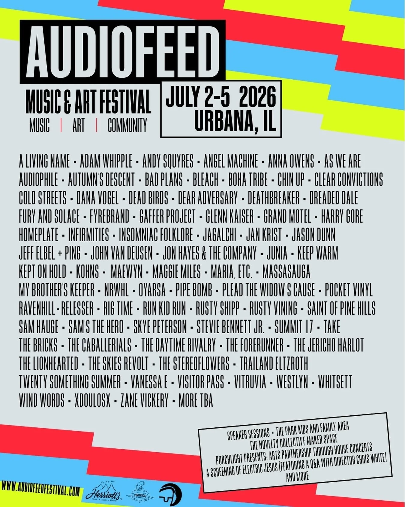 🔥Oh we are SO back!🔥

Check it! Who are you most excited to see?! Any lineup surprises? 👇👇👇 We are so stoked! This is gonna be such an amazing year!

🎟️ Share, like, follow! Grab a ticket at Audiofeedfestival.com or click the 🔗 in our bio!