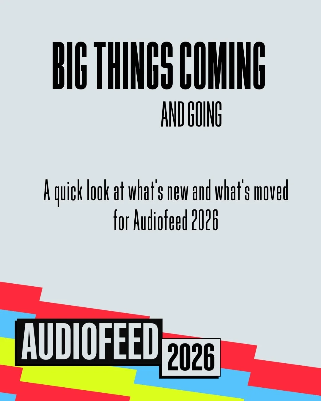 ✨ Check out our Big Things Coming &amp; Going. Excited to see you all this July! Who&rsquo;s ready!? 👇👇