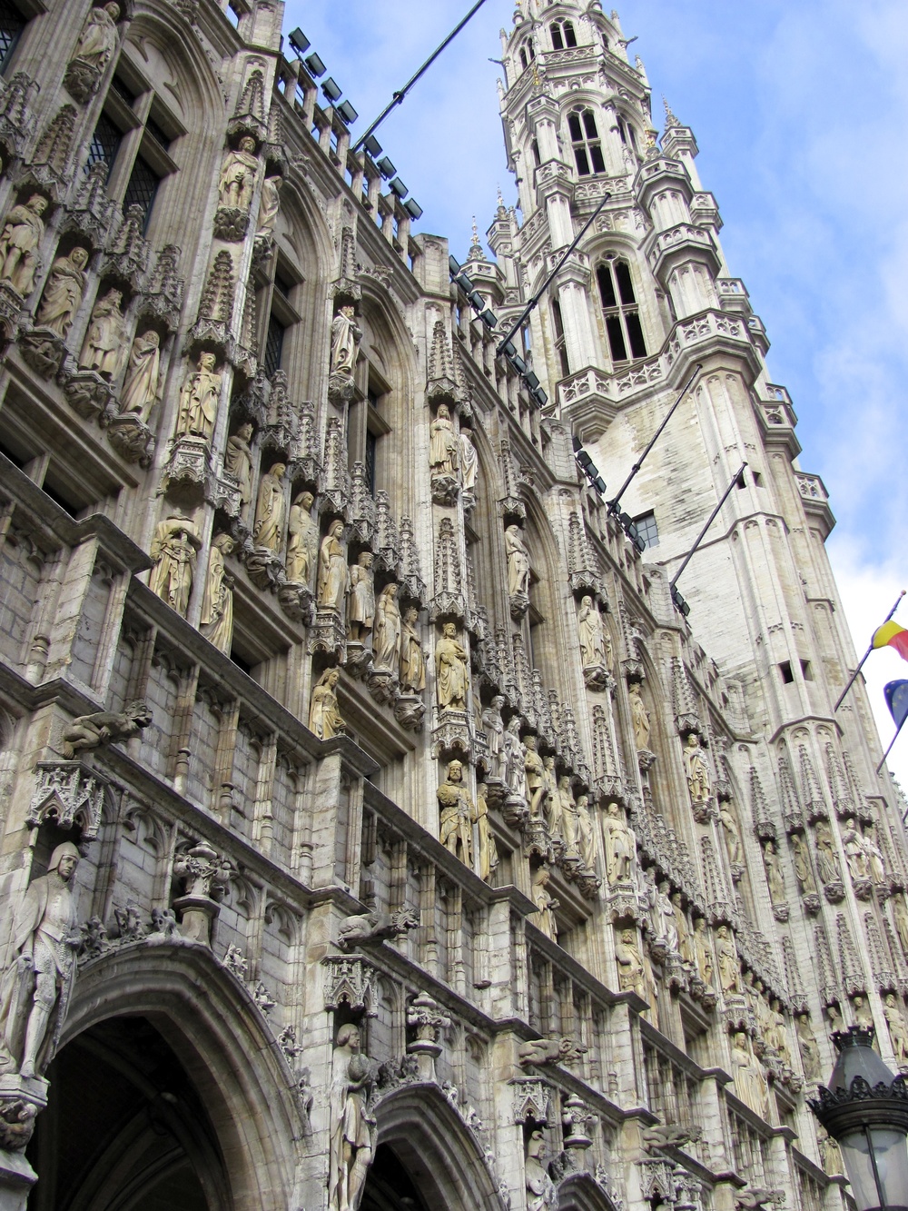  Hotel de Ville de Bruxelles - formerly Town Hall, 15th Century Gothic, Grand Place, Old City Brussels, Belgium, VHS 2010 
