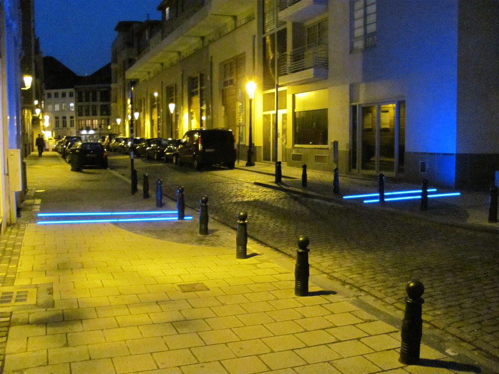  Public Art Installation, Old City, Brussels, Belgium, VHS 2010 