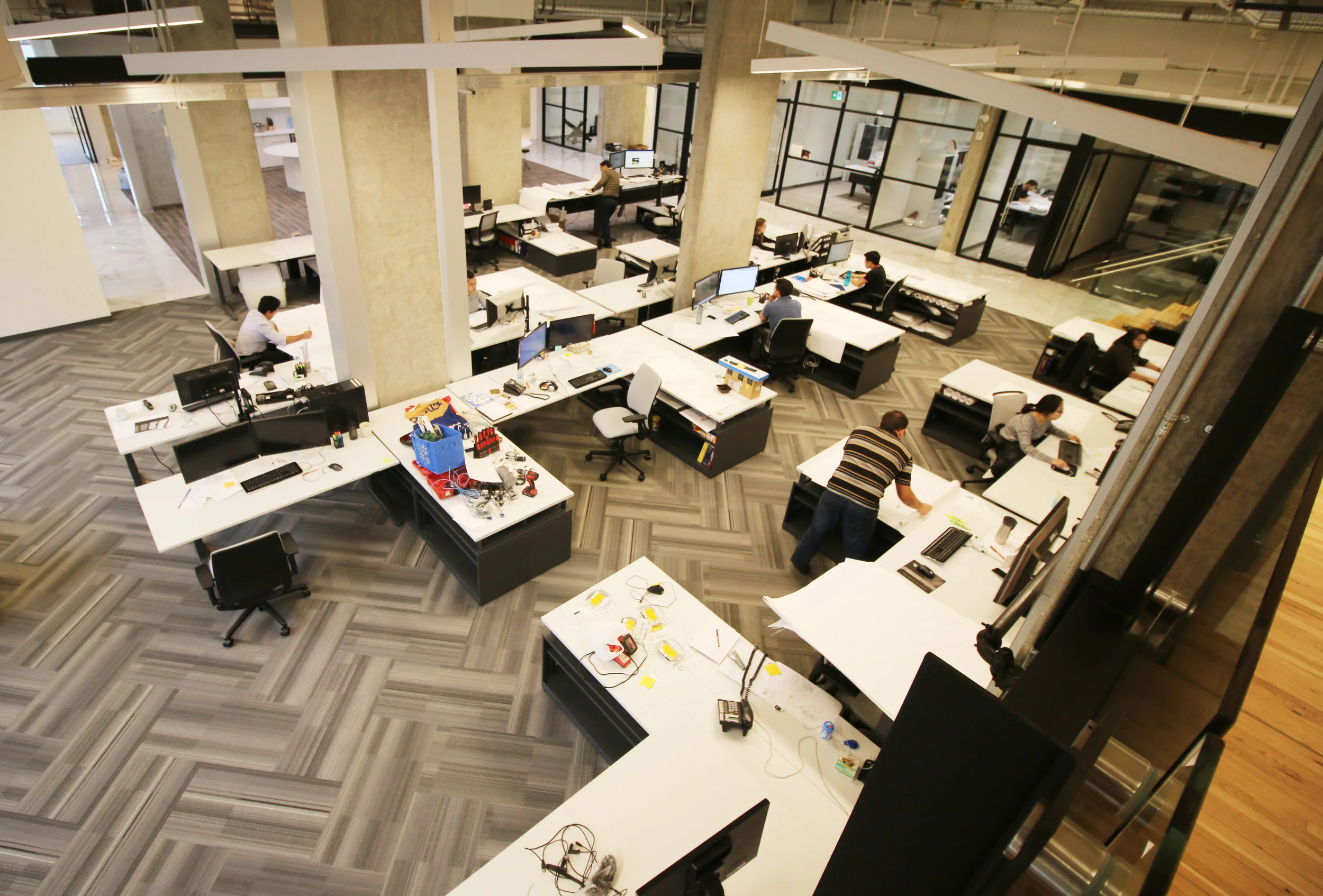 Engineering studio from Mezzanine