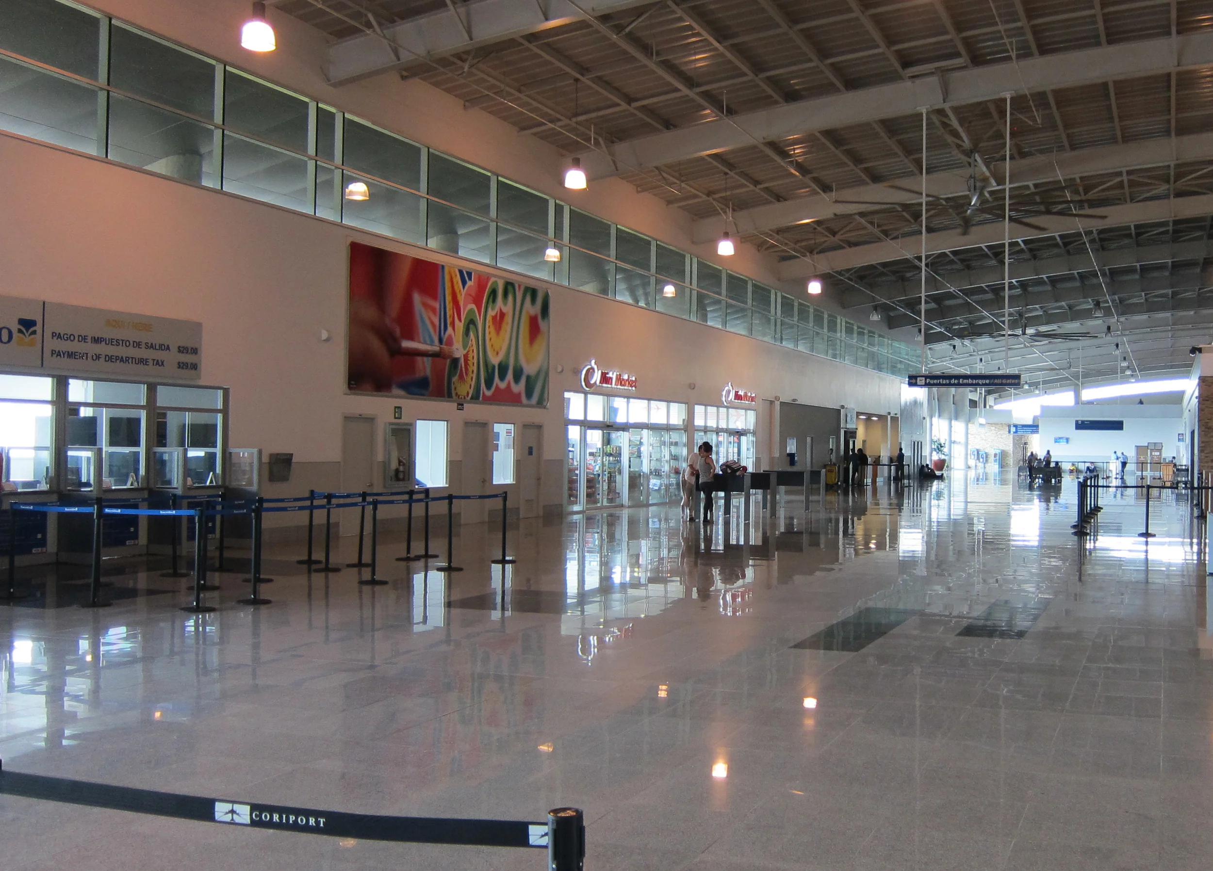 Departure Terminal at Airport