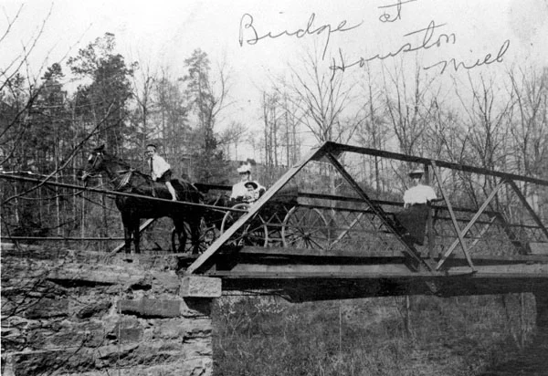 Buggy on Houtson Mill Bridge