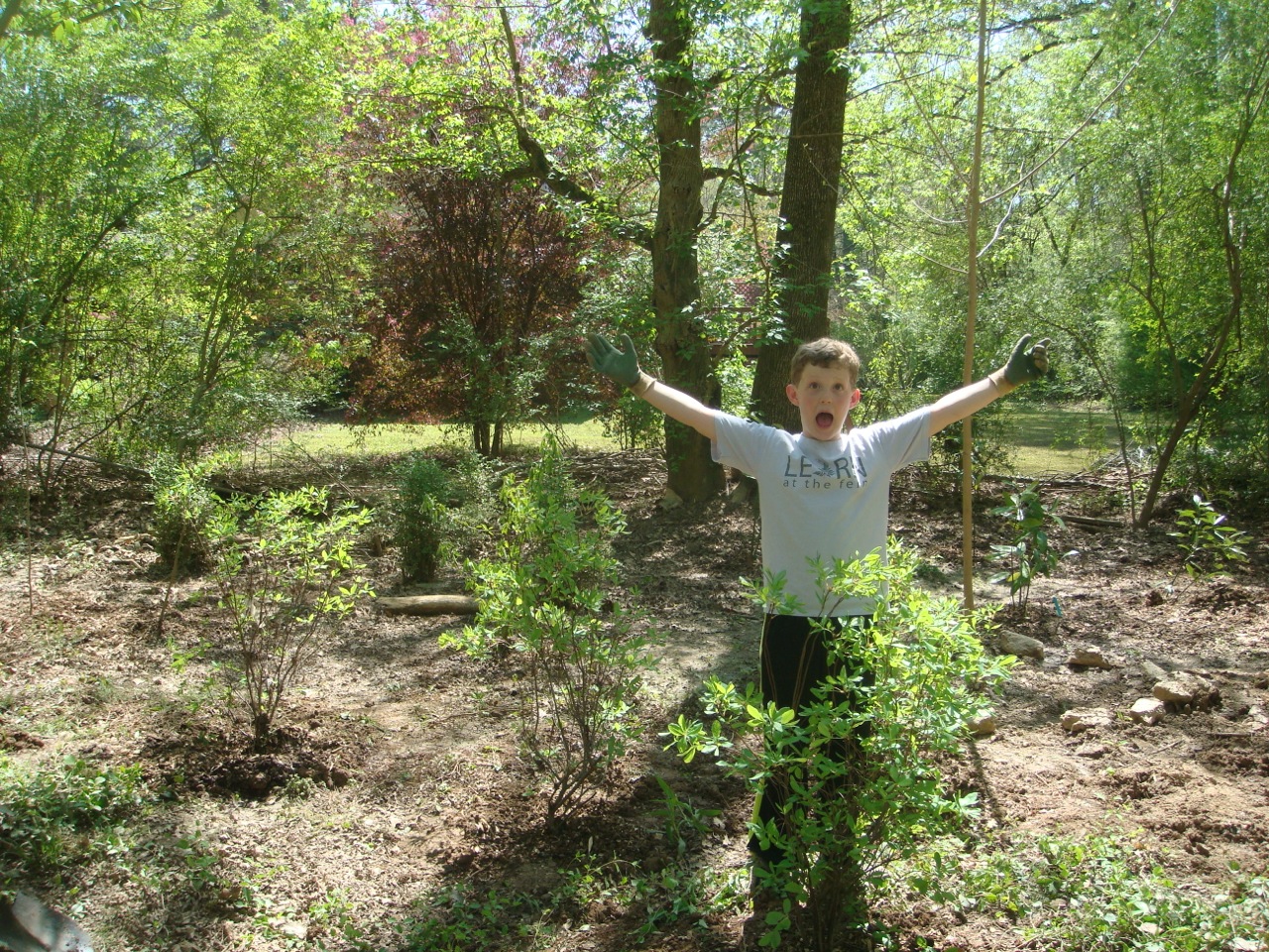 Planting day was a blast! Photo of Dean Sprinkle, courtesy of Marianne Skeen.