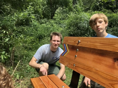 Robert Weimar Eagle Scout Benches 2.jpg