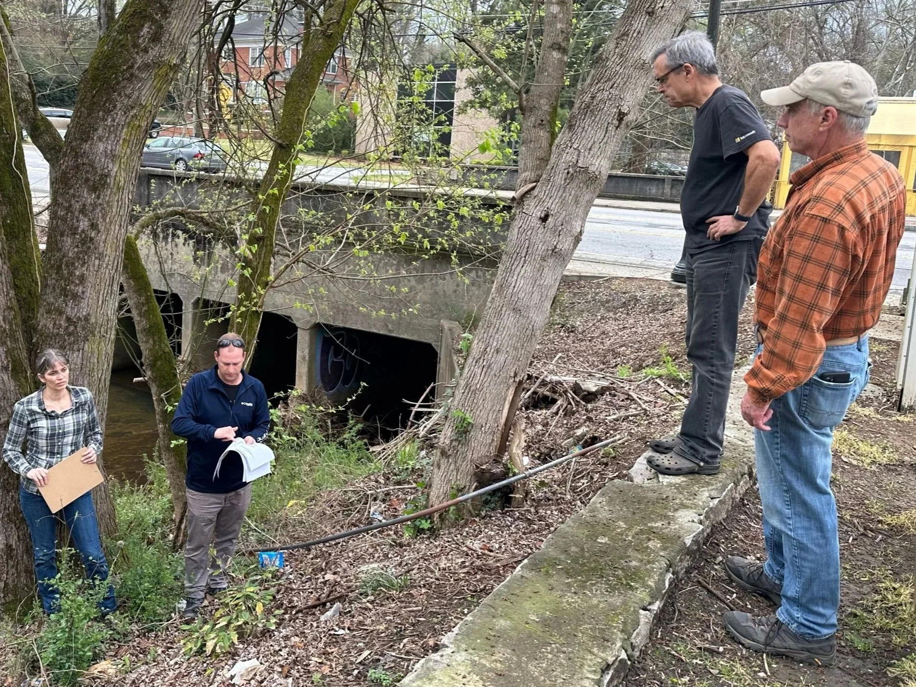 The Effort to Restore Emory Village’s Peavine Creekbank