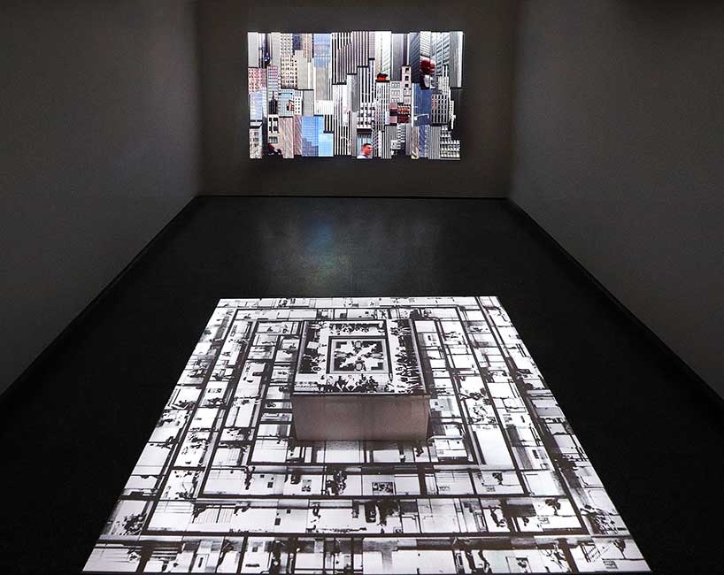   Installation view of solo exhibition "In the Shape of a City" at Paul Watkins Art Gallery (MN); Photo by Rory O'Driscoll  