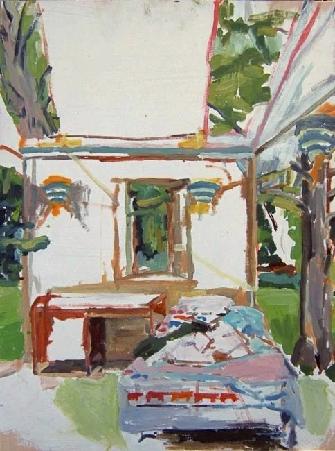 Eileen. Oil on birch panel. 18” x 24” 2009 (series of 8)