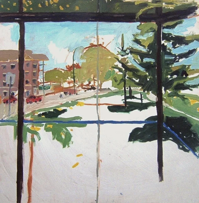 Kingston Row South. 30” x 30” 2008 Oil on birch panel. (Series of 12)