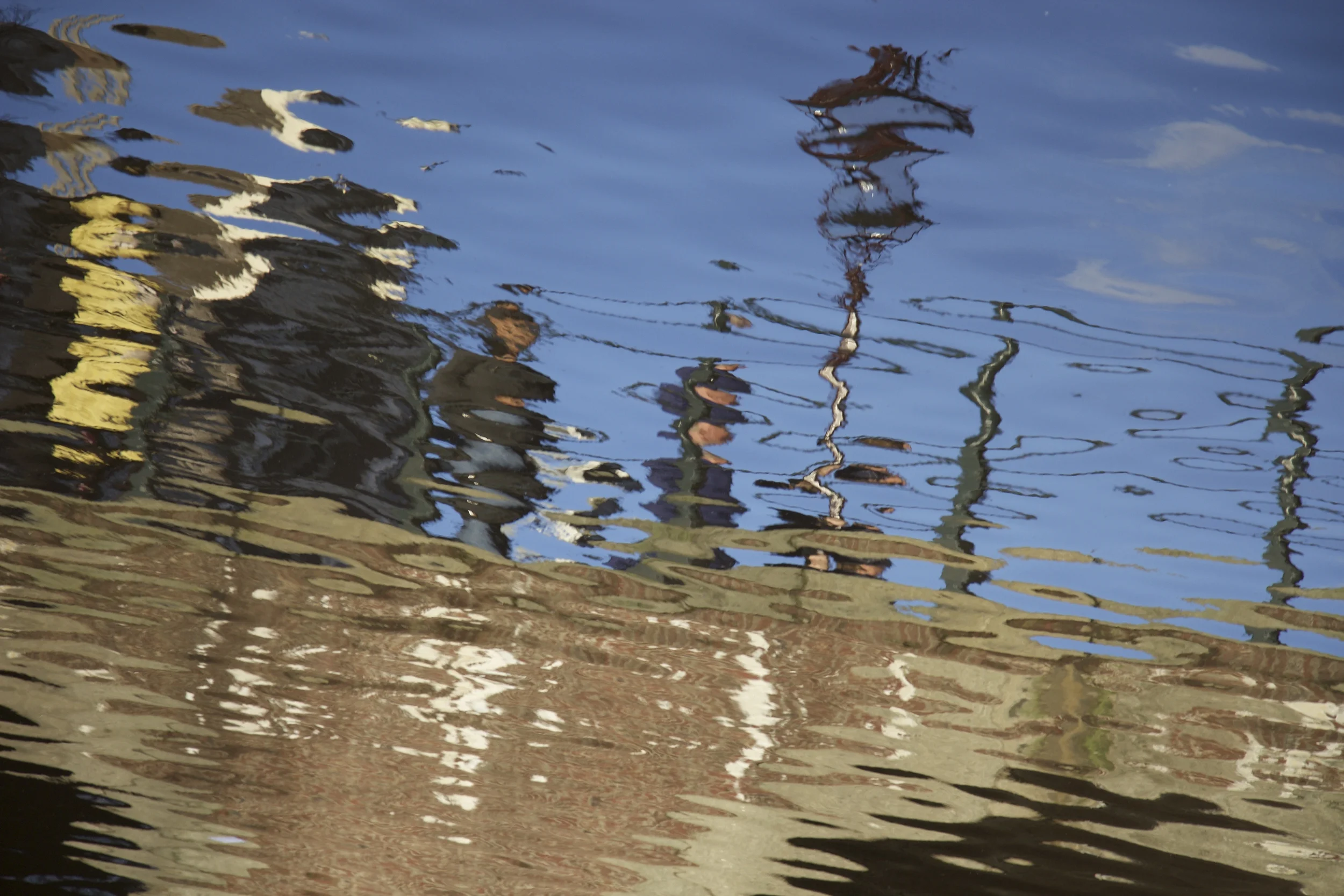 Amsterdam Bridge Reflections 6 3x4 printed on watercolor paper 1 of 1