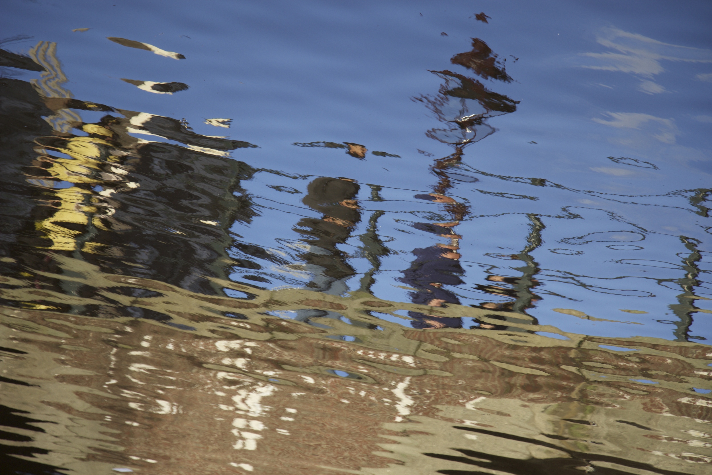 Amsterdam Bridge Reflections 1 3x4 printed on watercolor paper 1 of 1