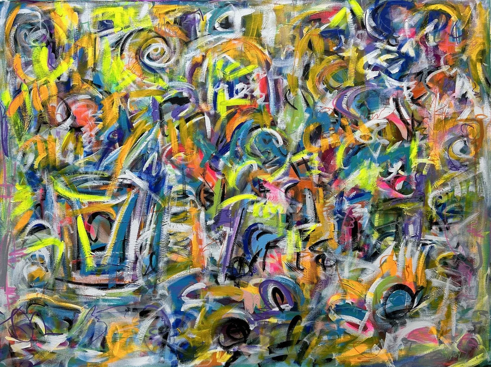 Sunflowers and Soup 36x48 Kasey Child.JPG
