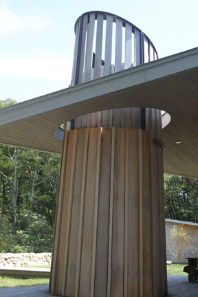 Outdoor Shower by Hutker Architects - photo by Lauren Giglio