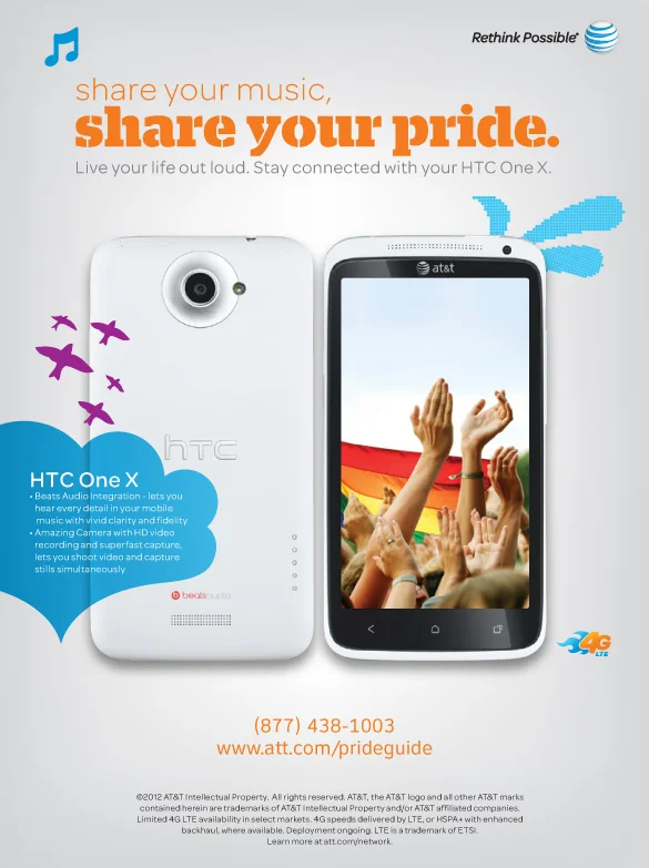 AT&T Pride Print Ad