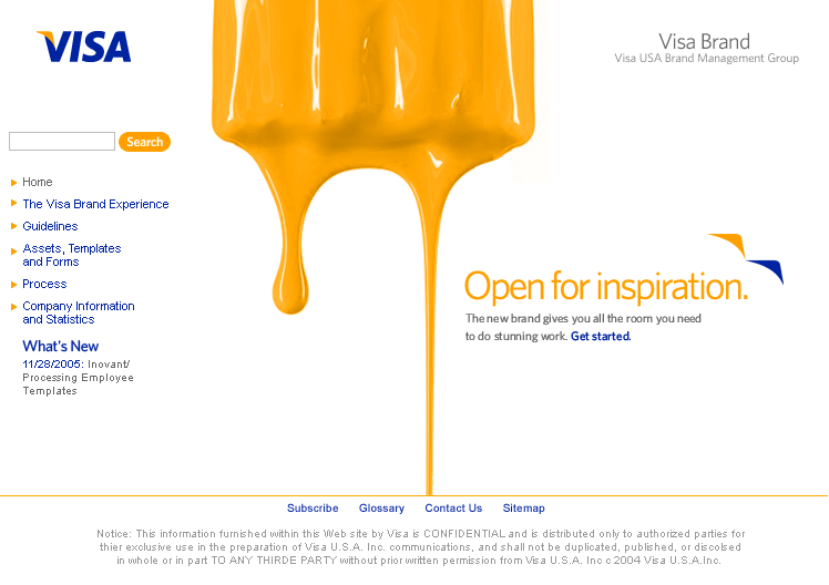 Visa Brand Site