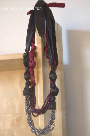 Ribbon necklaces  
