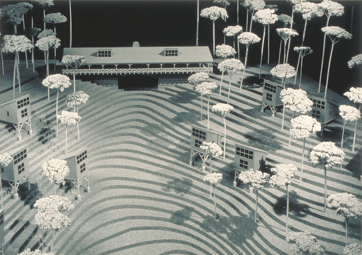 Clementine Miller Tangeman Memorial Bridge House - model