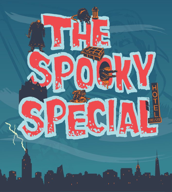 "The Spooky Special" 3-page Spread 