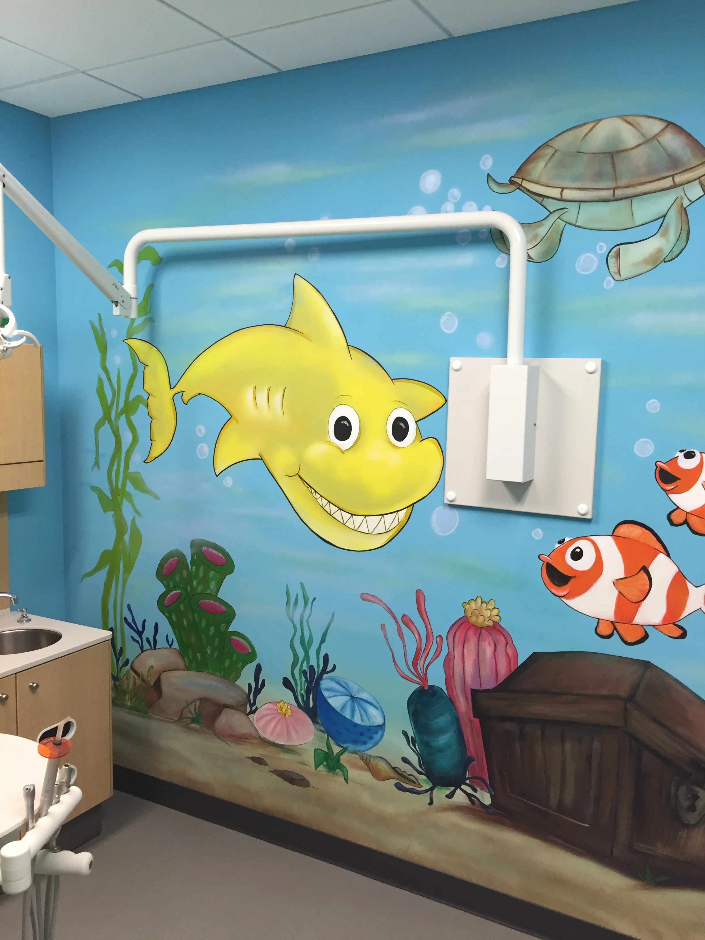 Fish Room in Pediatric Dentistry of Central Georgia