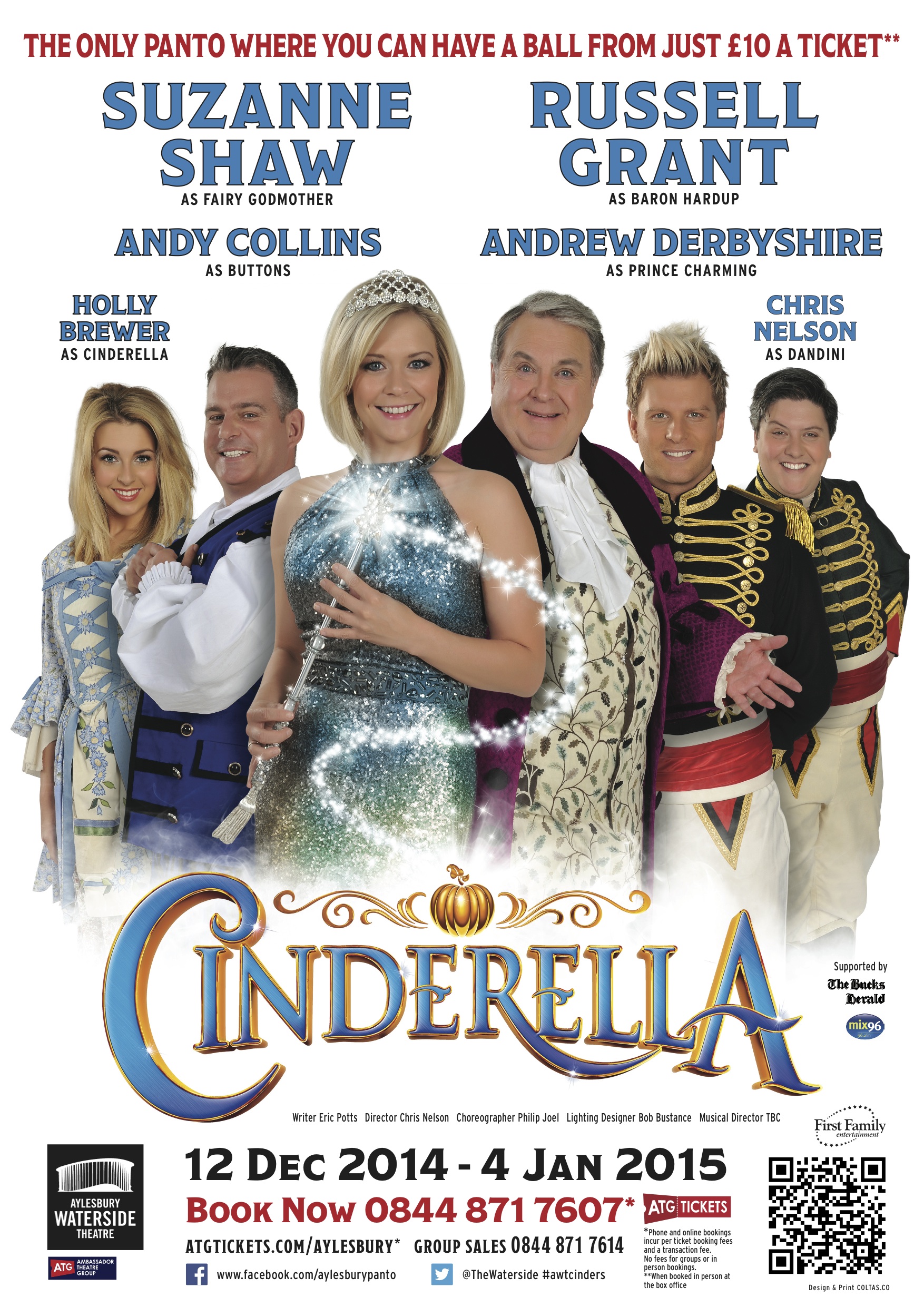   December 2014/January 2015    Playing the title role of 'Cinderella'&nbsp; back at Aylesbury Waterside.  