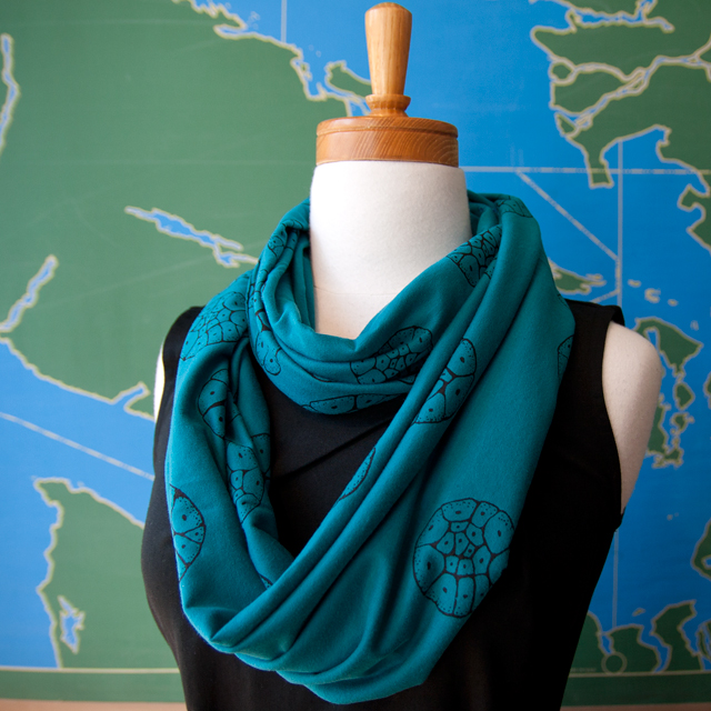 Loop Scarf - Bora Bora blue by Smoking Lily. Image: smokinglily.com