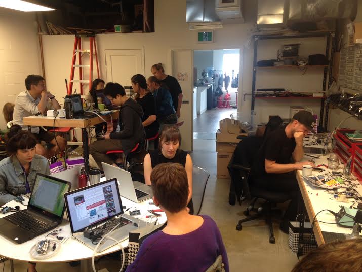 RGB LED Workshop at Limbic Media. Image courtesy of Limbic Media.