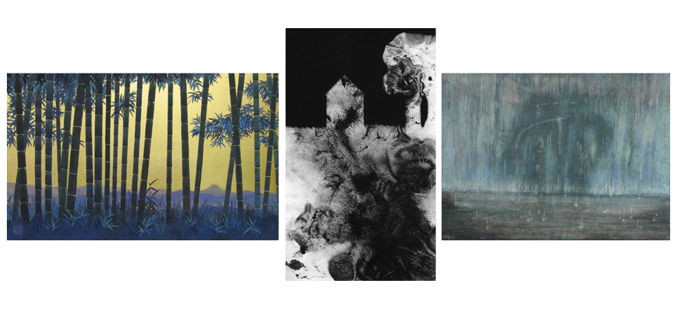 Work by visiting Japanese Artists - Image courtesy of Eclectic Gallery