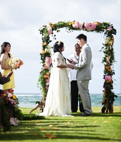  ​photo by Mike Pham&nbsp;Photography  wedding location: Loulu Palm Estate     ​ 