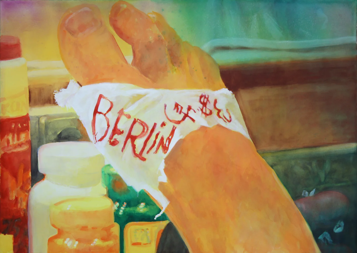 Berlin Watercolor "37 x "52