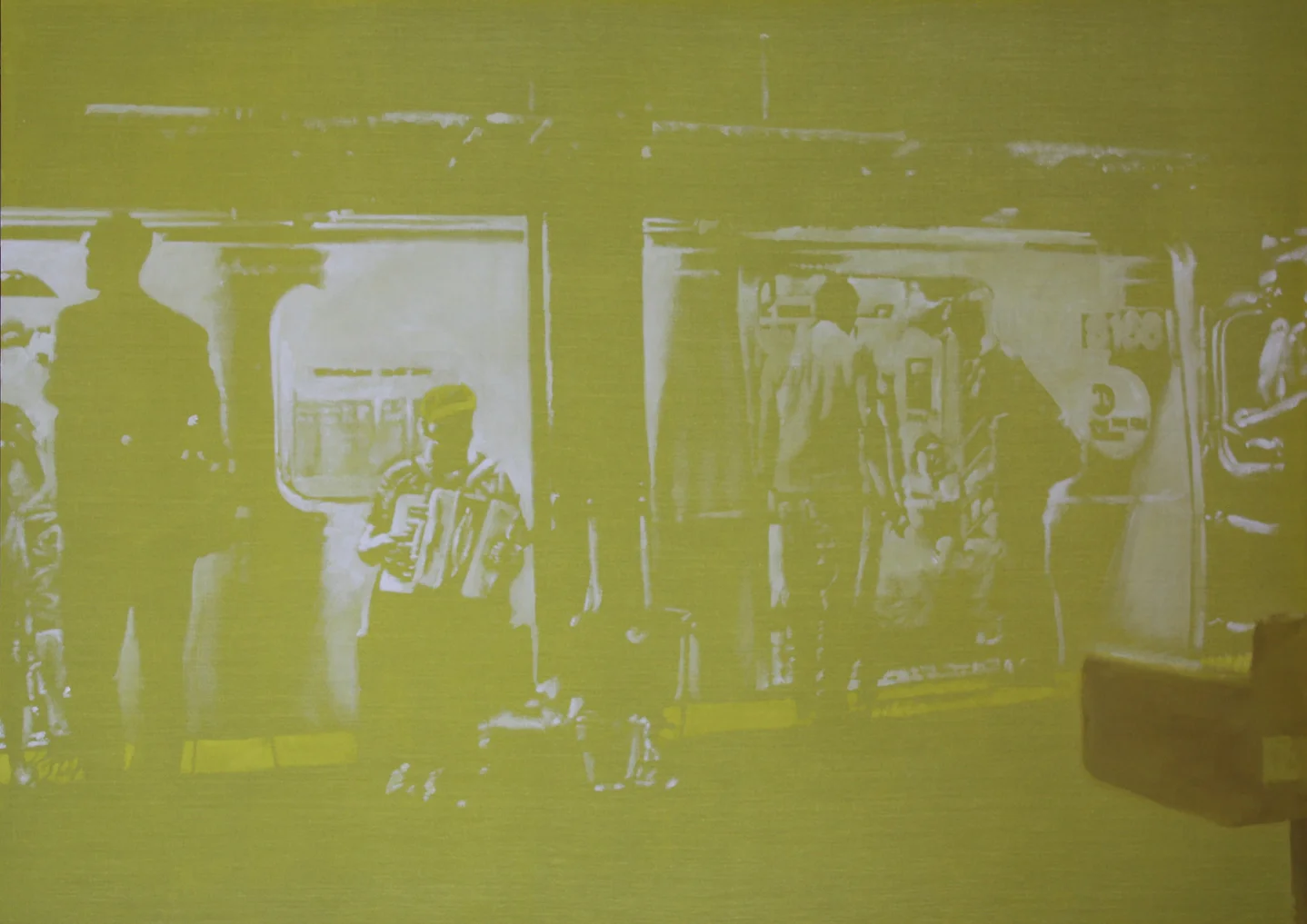 Subway acrylic 5' x 7' 2014