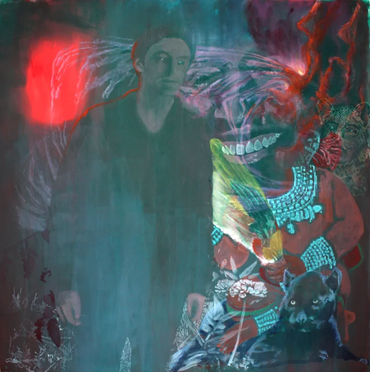 Hipster in Xibalba 2015 Acrylic 10' x 10'