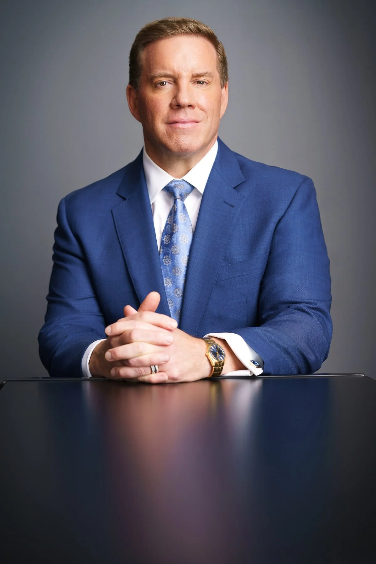 Executive portrait session in a Downtown Los Angeles studio