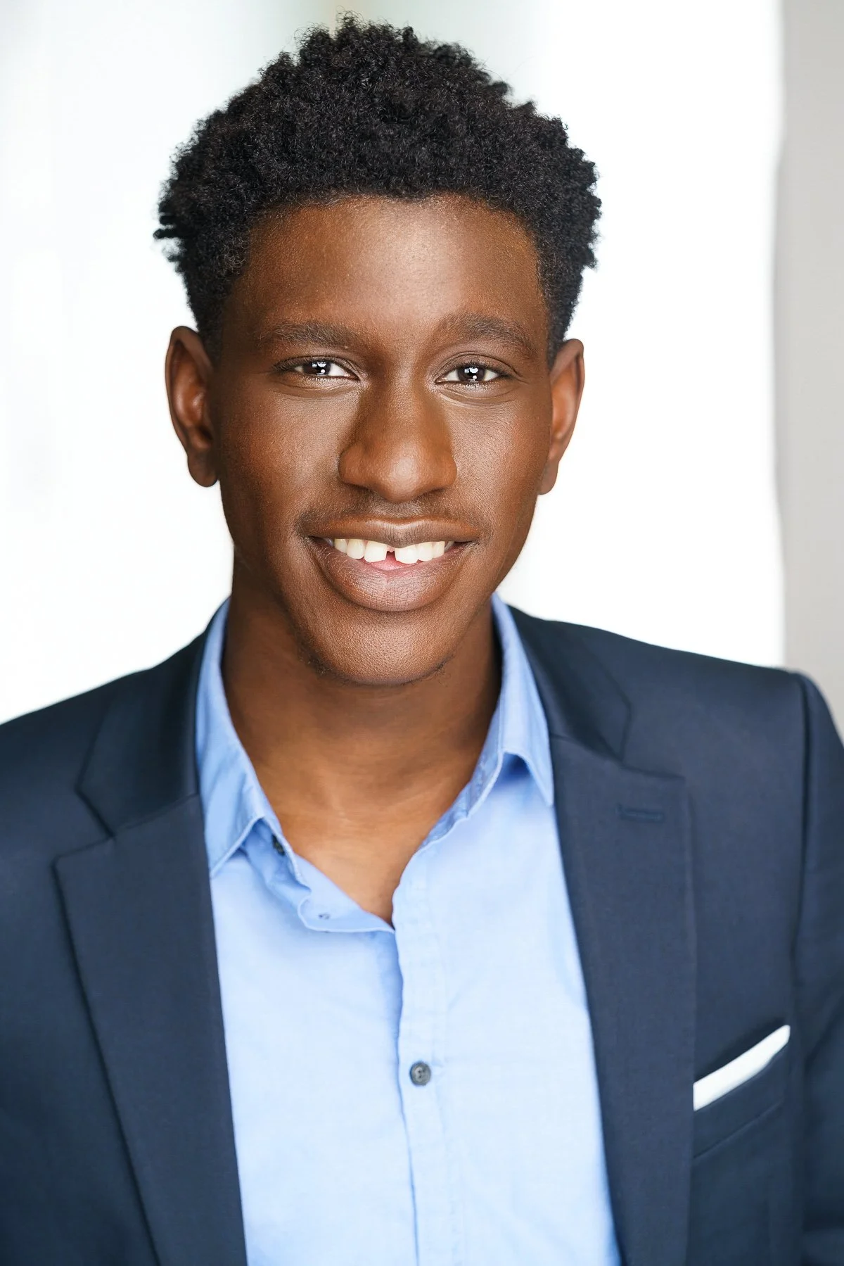 Professional actor headshot for vertical drama auditions