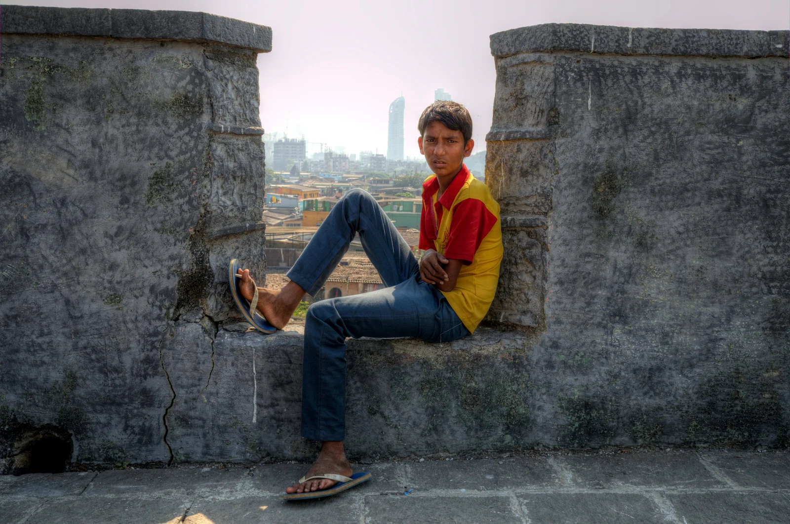 Boy in Mumbai, India