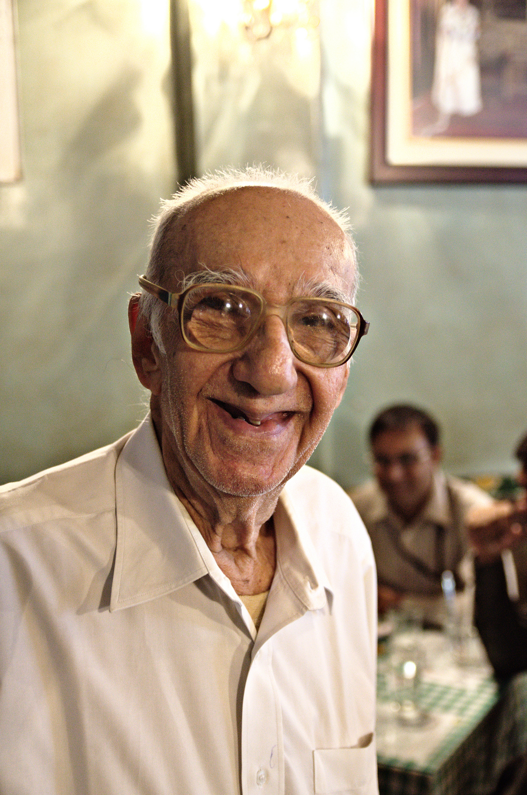 Boman Kohinoor, Owner of the Brittania restaurant in Mumbai, India