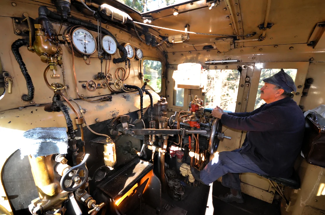 Puffing Billy Train Driver, Melbourne, Australia