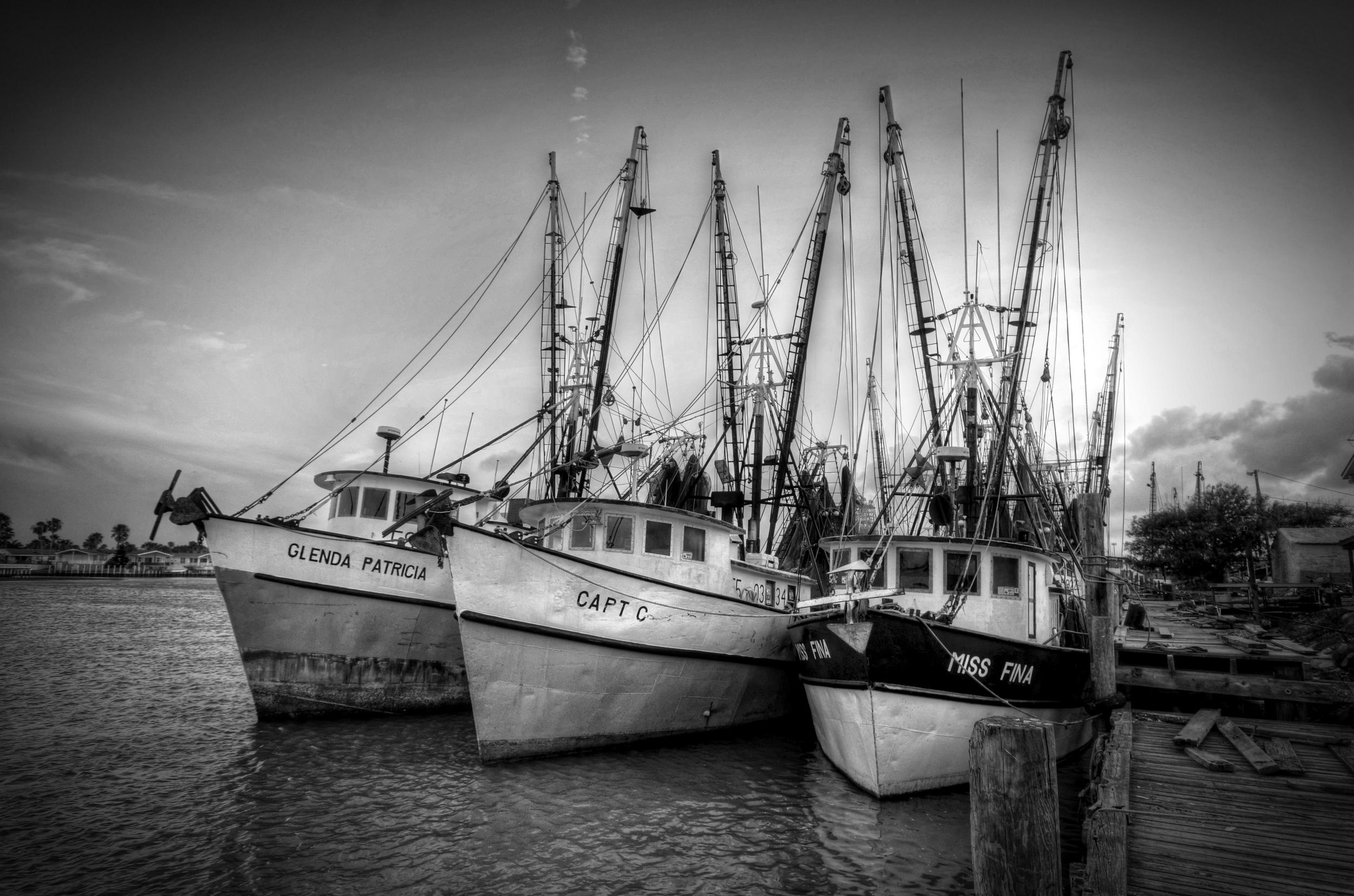 Fishing Boats at Port Isabel, Texas