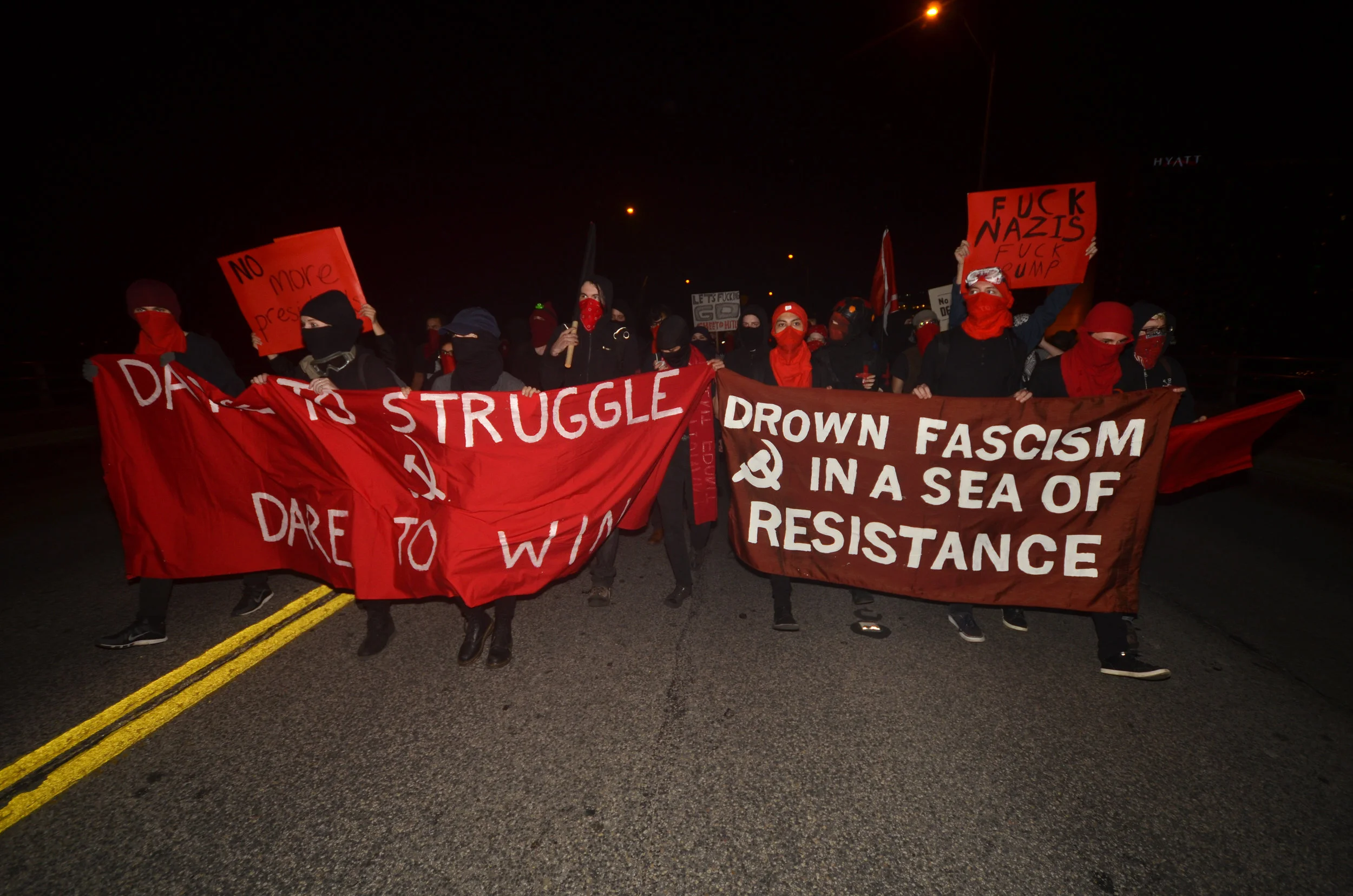 Anti-Trump Protest in Austin, Texas (January, 2017)