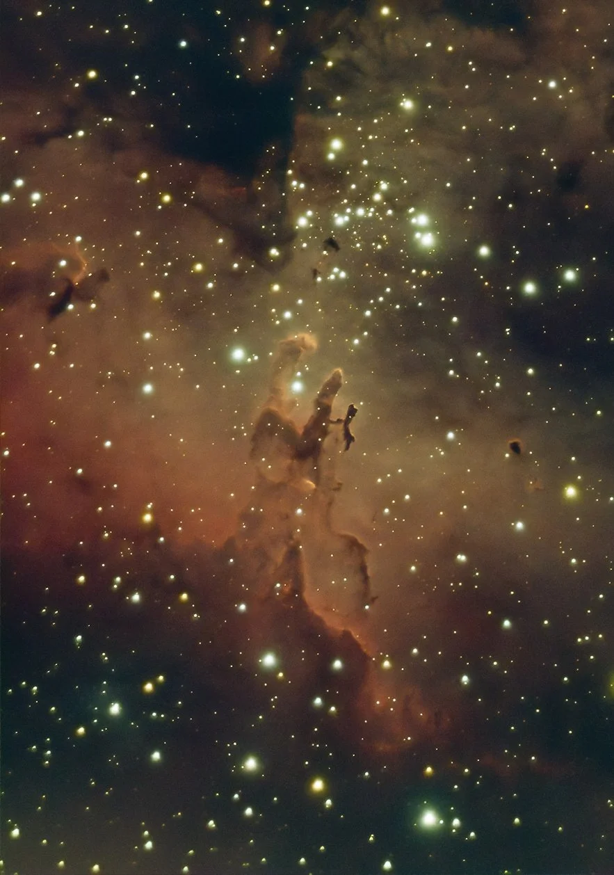 The Pillars of Creation in the Eagle Nebula